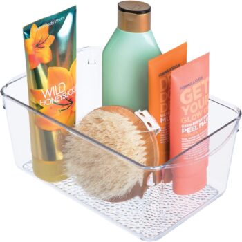 InterDesign Kosmetyki i organizer do makijażu - Przezroczysty i funkcjonalny