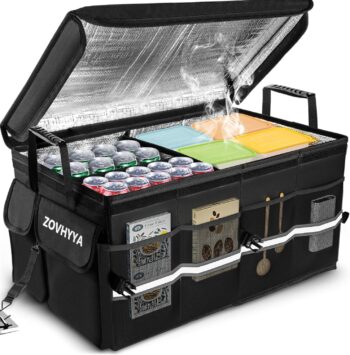 ZOVHYYA Organizer do bagażnika - Duża pojemność 68 l