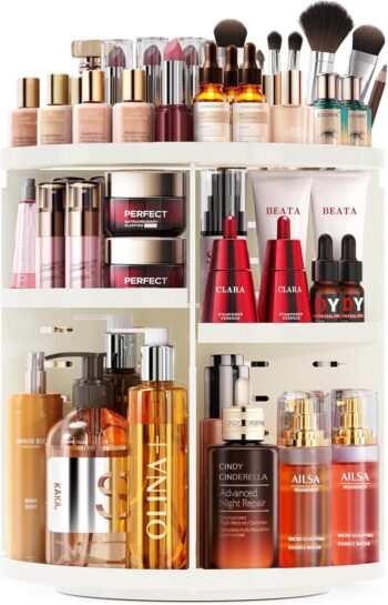 Auxmir Organizer do makijażu - Obracany o 360°